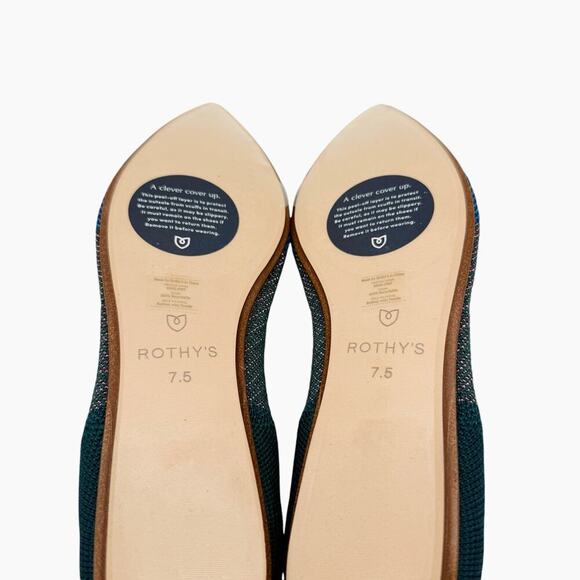 Rothy’s The Point Metallic Berry‎ Limited Edition Women’s Size 7.5 - Picture 6 of 9